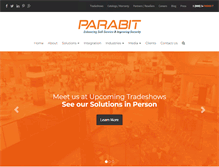 Tablet Screenshot of parabit.com
